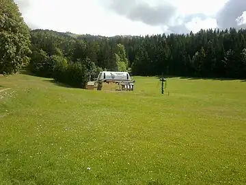 Le télésiège des Glovettes en 2011.