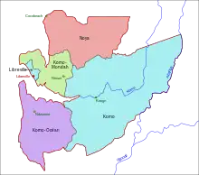 Départements de l'Estuaire