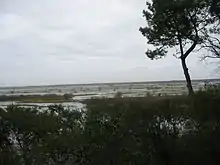 L'étang en période de crues