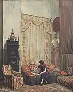 No 115 : tableau d'Étienne Buffet; Coin de l'atelier, 1940.(81 × 65 cm).