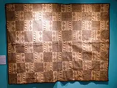 Étoffe Tapa, îles Alofi et Futuna.