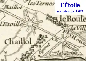 L'Étoile en 1702.