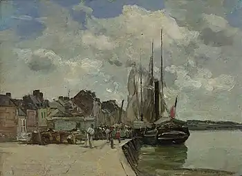 Honfleur, Le Port,1858-1862Museum Barberini, Potsdam.
