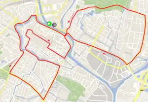 Circuit pour la course en ligne