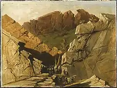 Expédition des Portes de fer (1839) : le premier défilé.