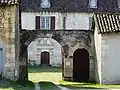 L'entrée du château.