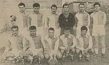 Bourbaki: Vignal, Labadie, Tornes-Pees, Fouchet, Begorre, Imirizaldu, Mengocci, Biancini, Pintat, Navarre, La Roquette.