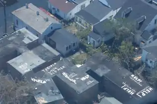 Tremé après le passage de l'ouragan Katrina