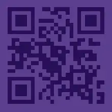 Un code représentant une multitude de minuscules carrés noirs au milieu d'un cadre vide.