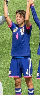 Saki Kumagai contre l'Australie