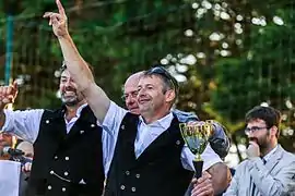 En 2e position, le bagad Nominoë