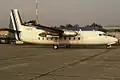 F-27 F-GIHR d'Uni-Air à Groningen en 1990