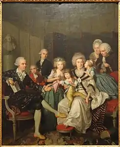 Portrait de famille (1789), Springfield, Michele & Donald D'Amour Museum of Fine Arts.