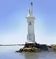 Phare Stella Maris sur le rio Uruguay, près de la ville Concepción del Uruguay (Argentine).