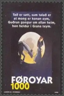 Grani rejoint Gudrun et pleure son maître