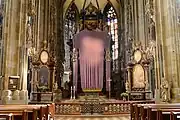 Fastentuch, Stephansdom, Vienne, Autriche (2020)