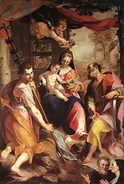 La Madone de saint Simon, Galleria Nazionale delle Marche, Urbino