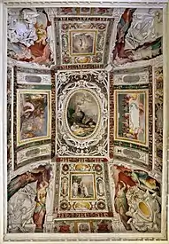 Voûte de la Salle du Gethsemani du Casino de Pie IV, 1560.