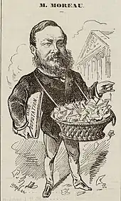 Caricature de Ferdinand Moreau.