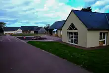 Les bâtiments d'une école