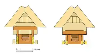 Procédé de fermeture du caveau de la pyramide inachevée de Saqqarah sud