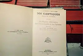 Vieux missels, vespéraux (chants pour les vêpres) et autres livres de chants d'église, 1943