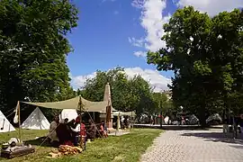 Lors des Fêtes johanniques de Reims.