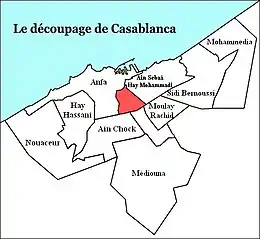 Carte de la circonscription.