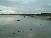 Plage de Filey, sur laquelle le petit Michael Tolkien a perdu son jouet représentant un chien.