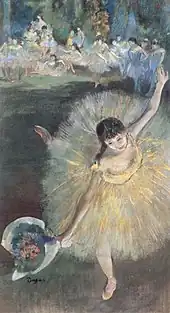 Edgar Degas : Fin d’arabesque 1875-1876Musée d’Orsay