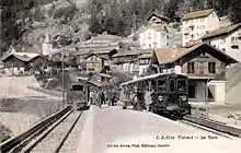 Locomotive du chemin de fer Martigny - Le Chatelard