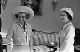 Betty Ford et Élisabeth II