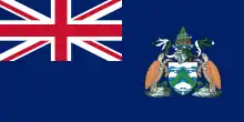 Drapeau de l'île de l'Ascension (Royaume-Uni)