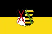 Drapeau de l'Électorat de Saxe