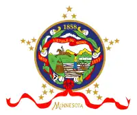 Drapeau du Minnesota de 1893 à 1957