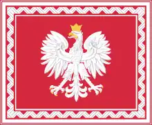 Drapeau du président de la république de Pologne