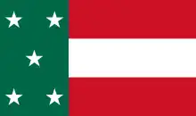 Drapeau de État libre et souverain de Yucatán