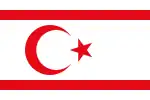 Drapeau de Chypre du Nord
