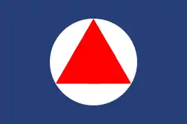 Le drapeau du United States Coast and Geodetic Survey de 1899 à 1970.