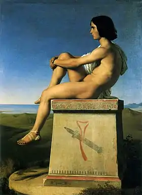 Polytès, fils de Priam, observant les mouvements des Grecs, 1833-1834, musée d'Art et d'Industrie de Saint-Étienne.