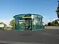 L'abri rotonde de la station Duchesse Anne.