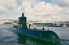 illustration de HMS Västergötland