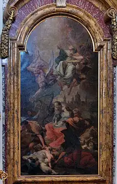 Saint Félicien libérant Foligno de la peste, Foligno.