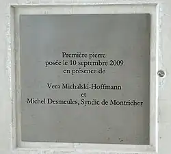Plaque d'inauguration