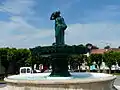 Fontaine du Vidus et de la Meuse, place Cugnot.