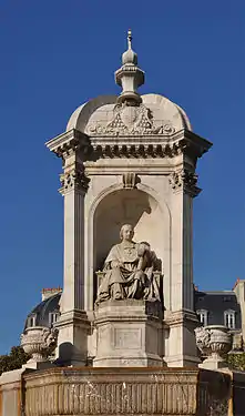 Jean-Baptiste Massillon, statue de la fontaine Saint-Sulpice à Paris.
