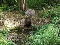 Fontaine Sainte-Radegonde dans la forêt de Montmorency.