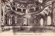 Salle de spectacles du château de Fontainebleau (1855).