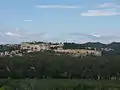 Vue sur le fort Saint-André depuis le rocher des Doms d'Avignon.