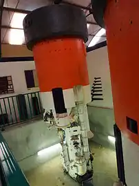 Vue d'ensemble d'une tourelle.